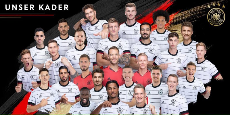 Đội chủ nhà Đức công bộ 24 cầu thủ sẵn sàng chinh phục Cúp Euro 2024